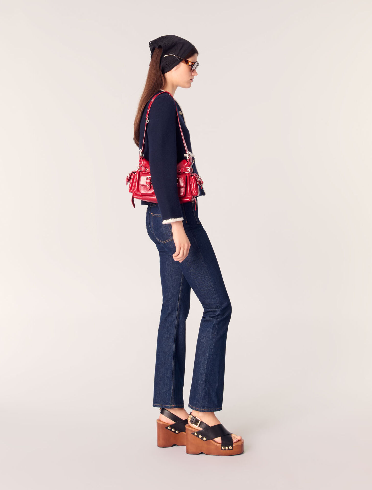 Cardigan aus Wollmischgewebe