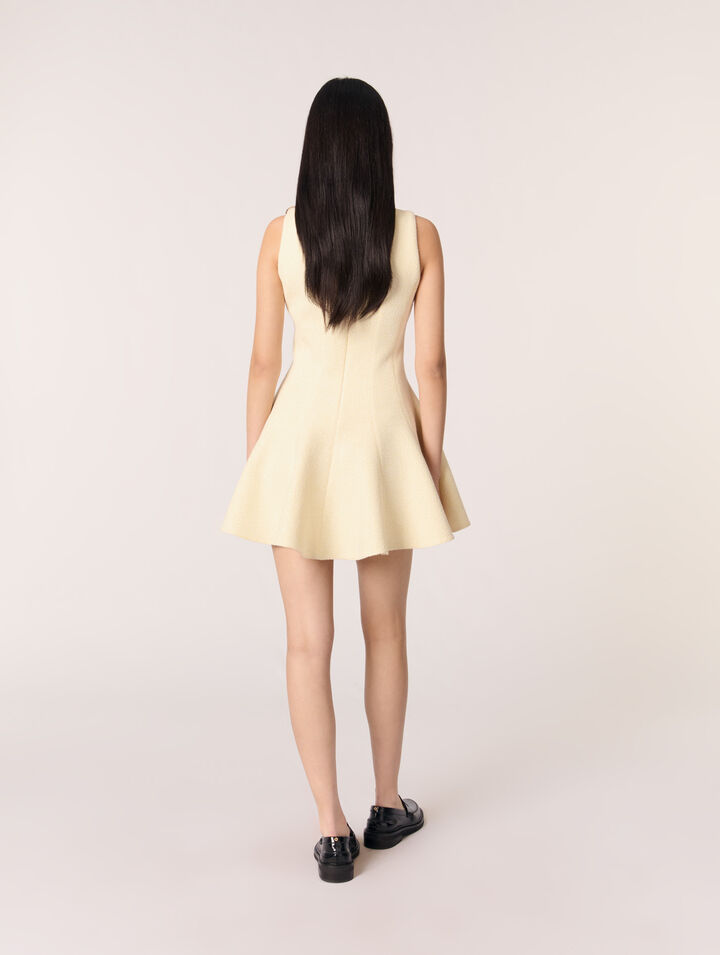 Kurzes Tweed-Kleid