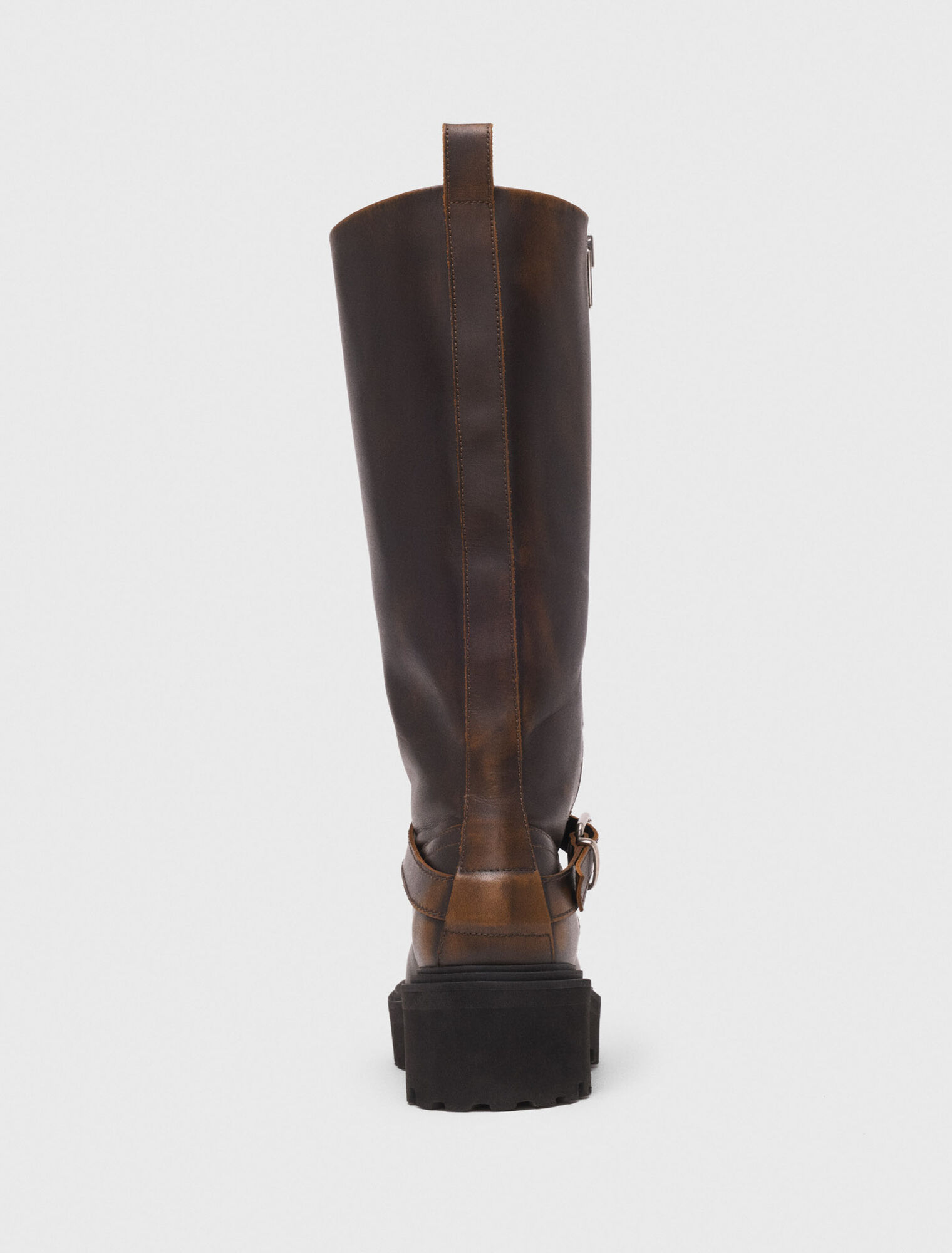Bikerstiefel aus Leder