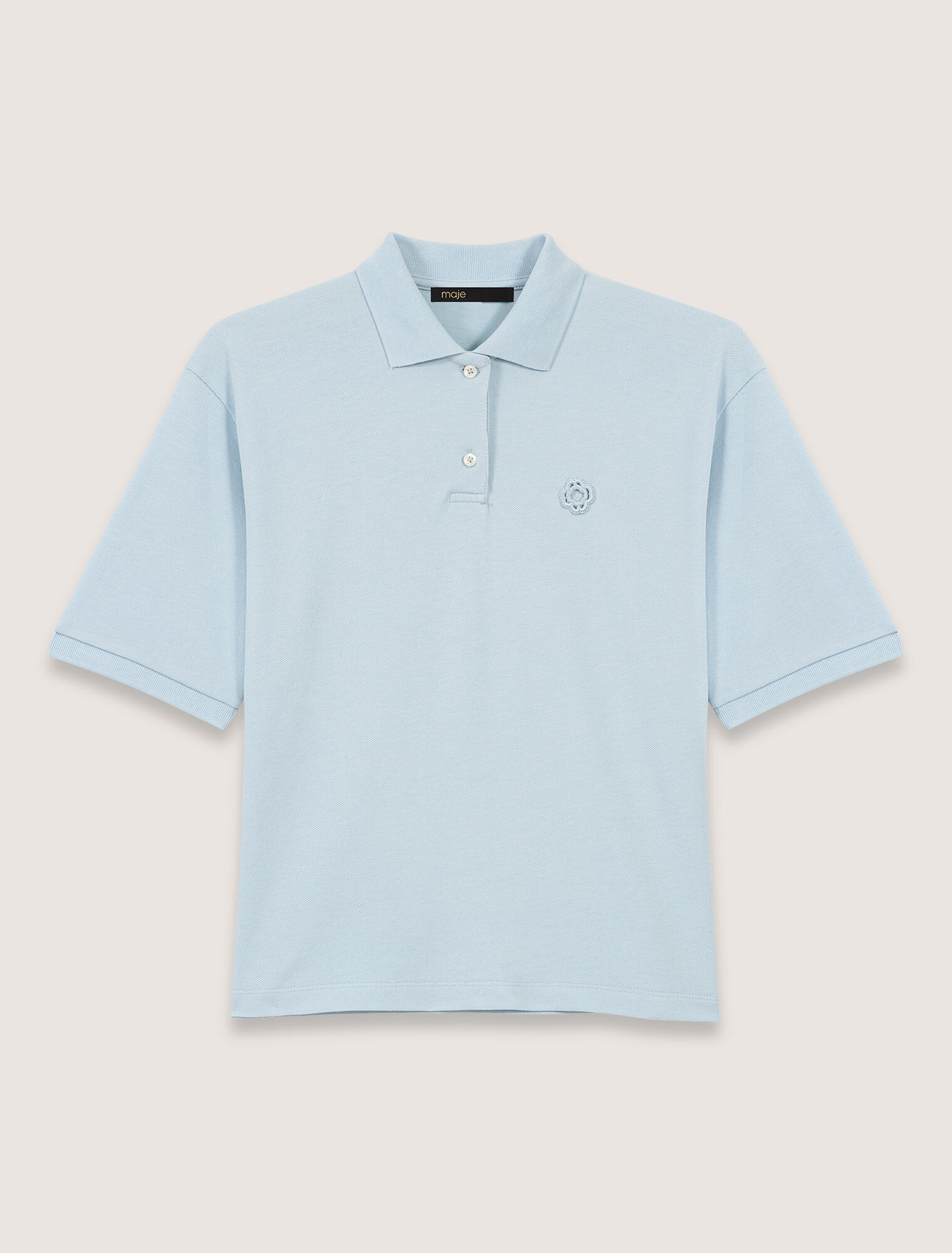Poloshirt mit Logo-Patch