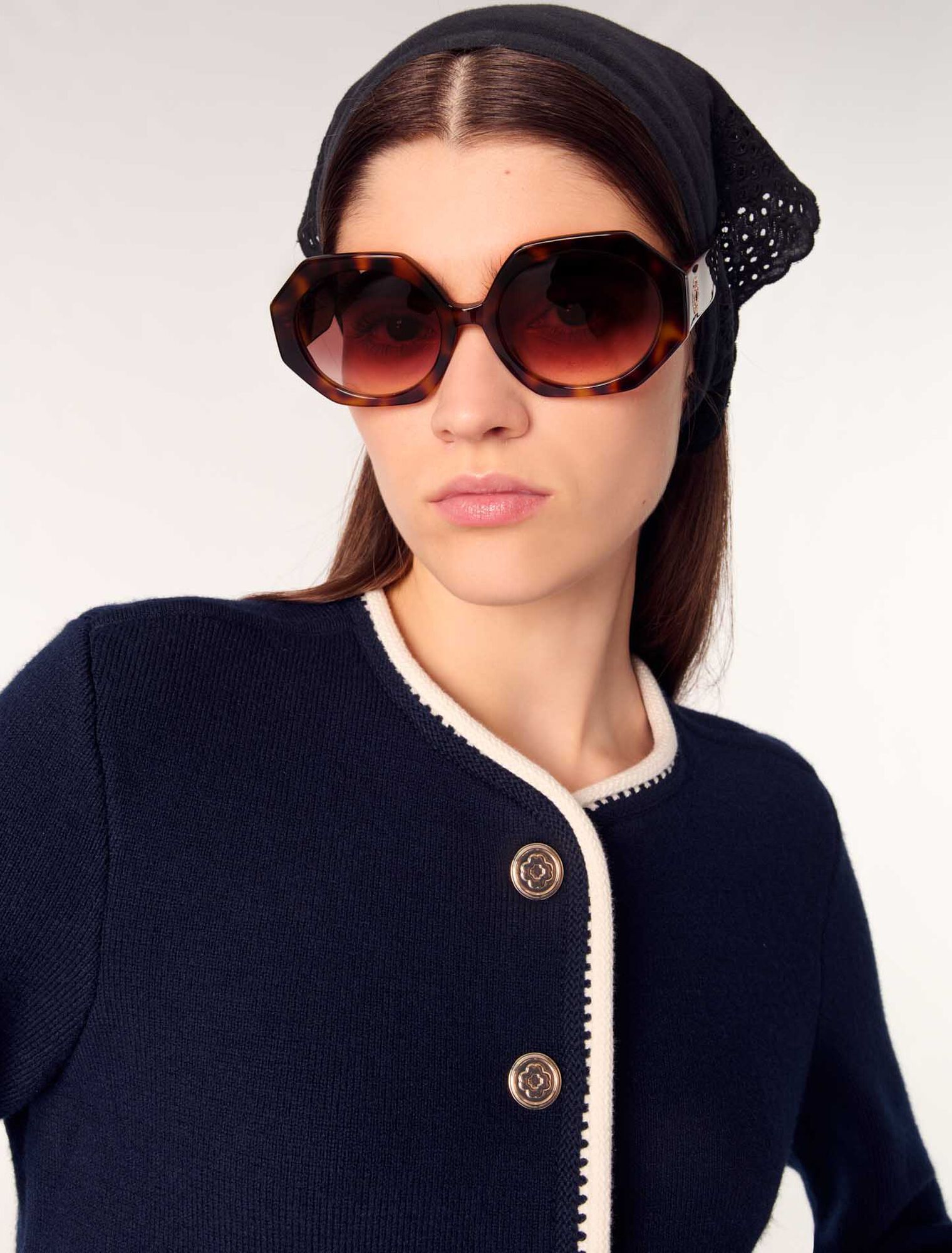 Runde Sonnenbrille aus Acetat