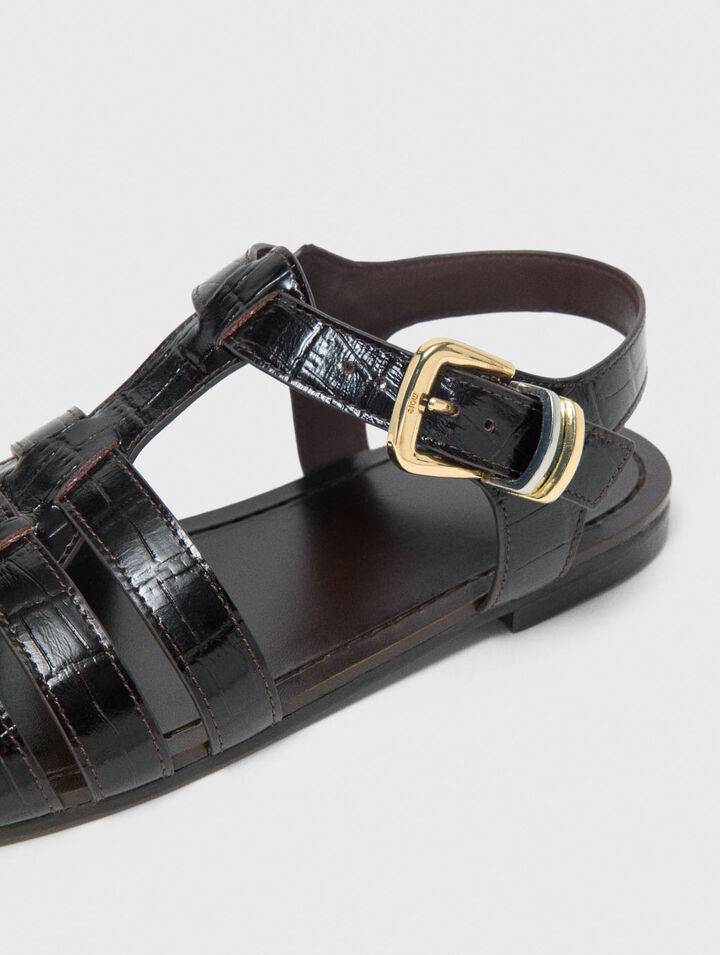 Riemchensandalen aus Leder