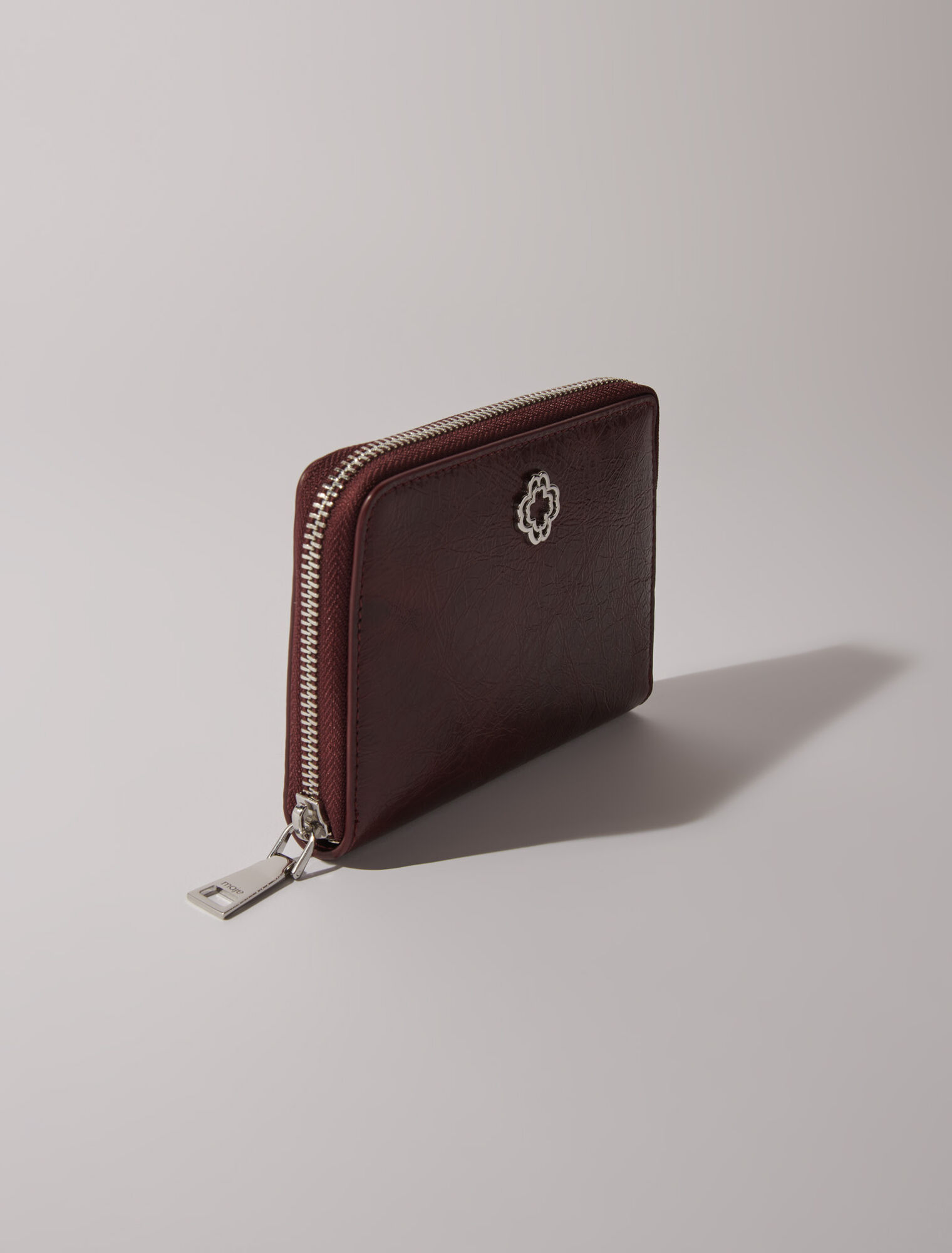 Brieftasche aus Craquelé-Leder