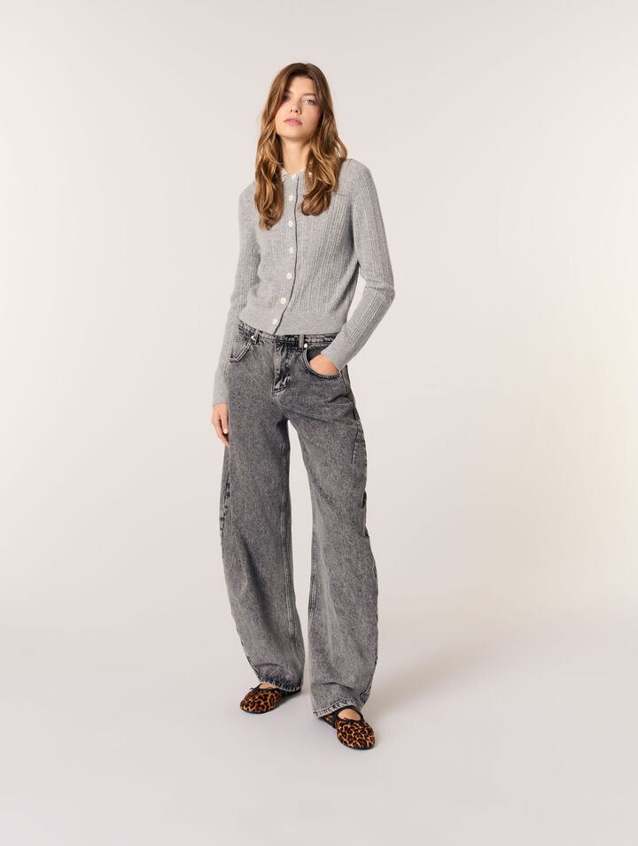Cardigan mit abnehmbarem