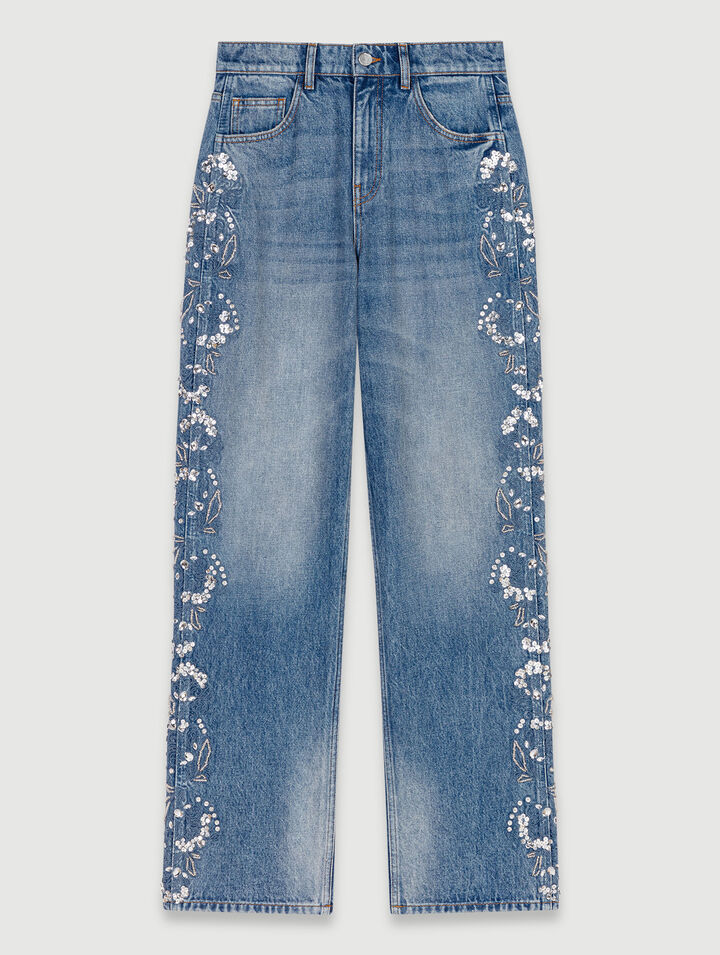 Bestickte Jeans 