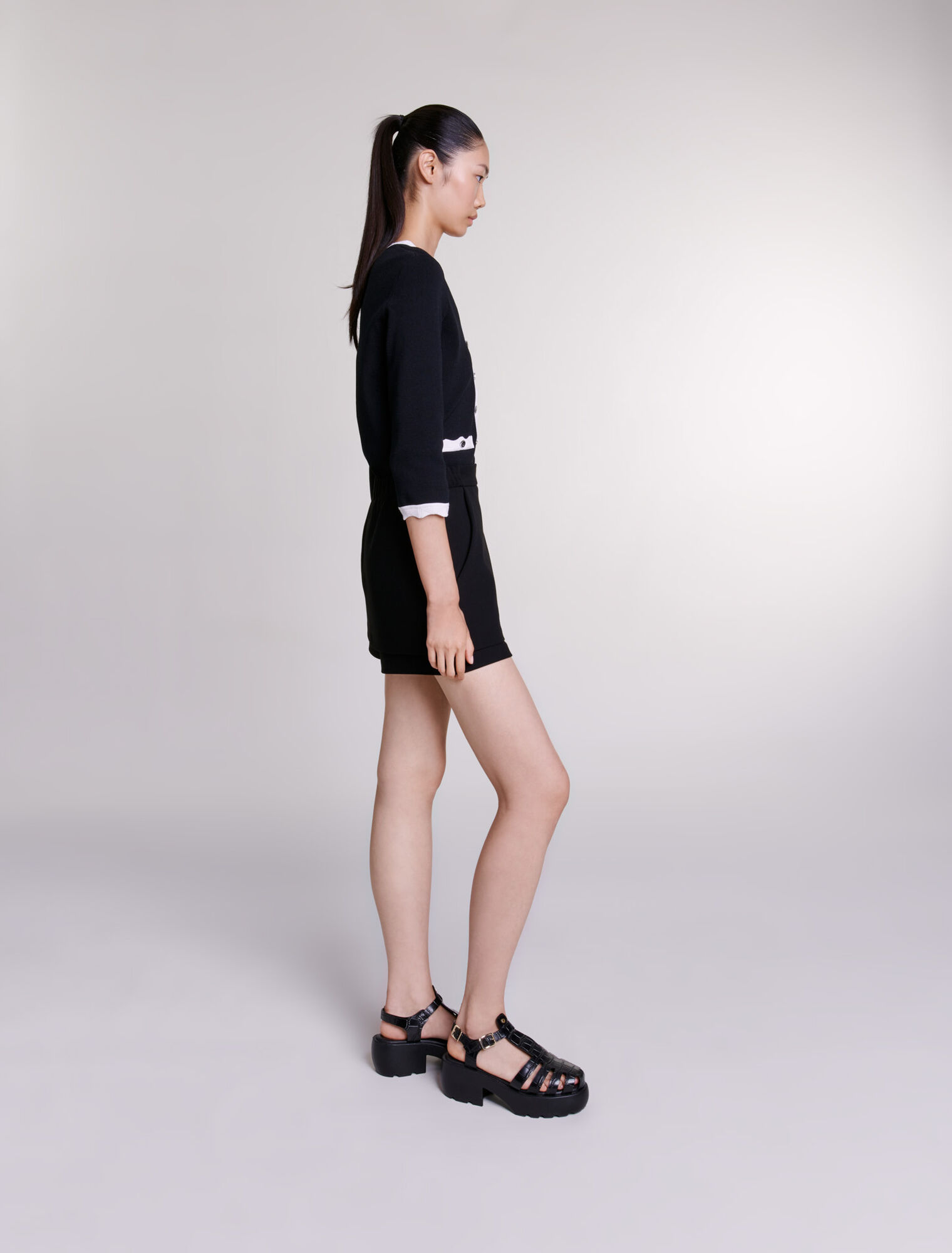 Zweifarbige Cardigan