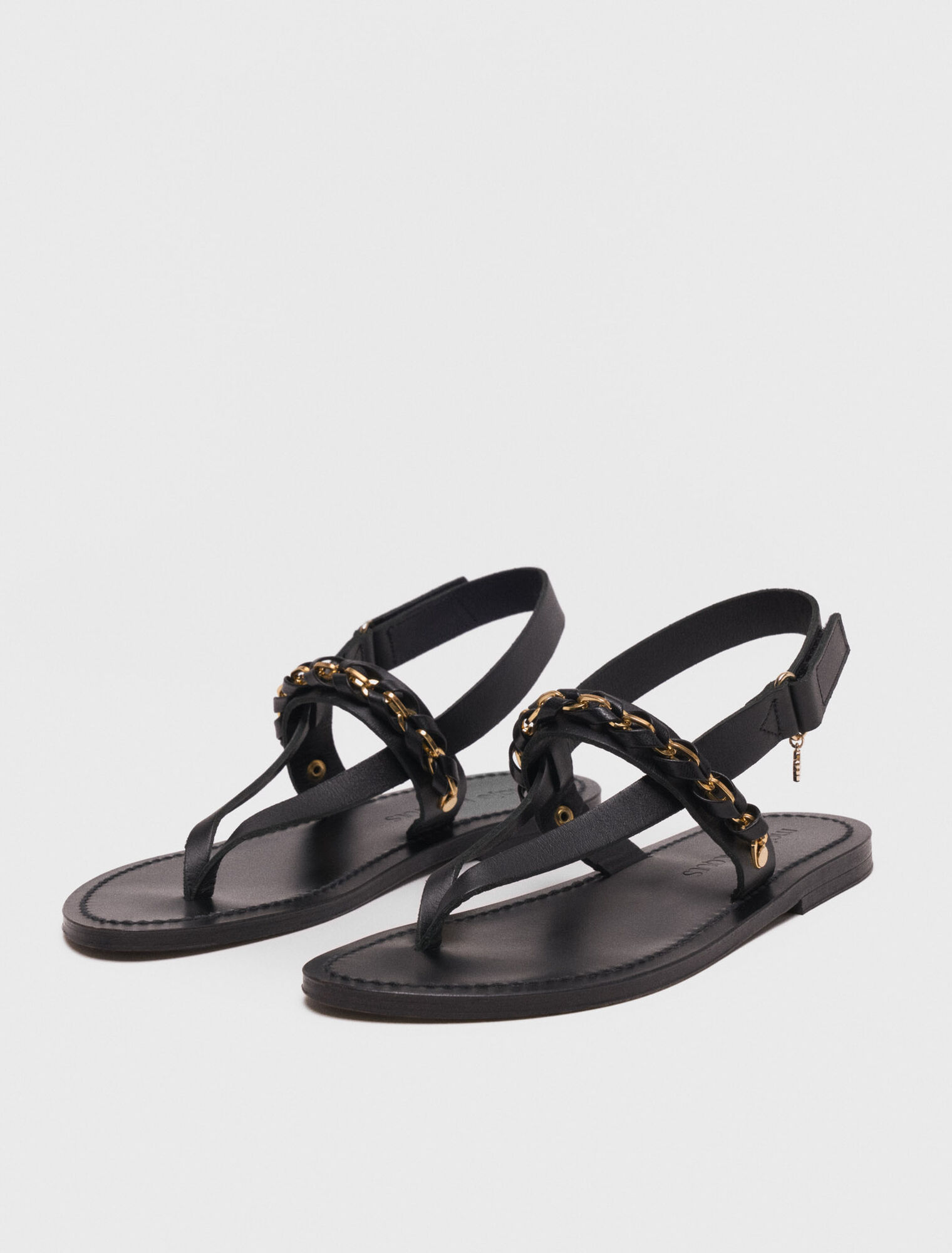 Flache Ledersandalen K.Jacques