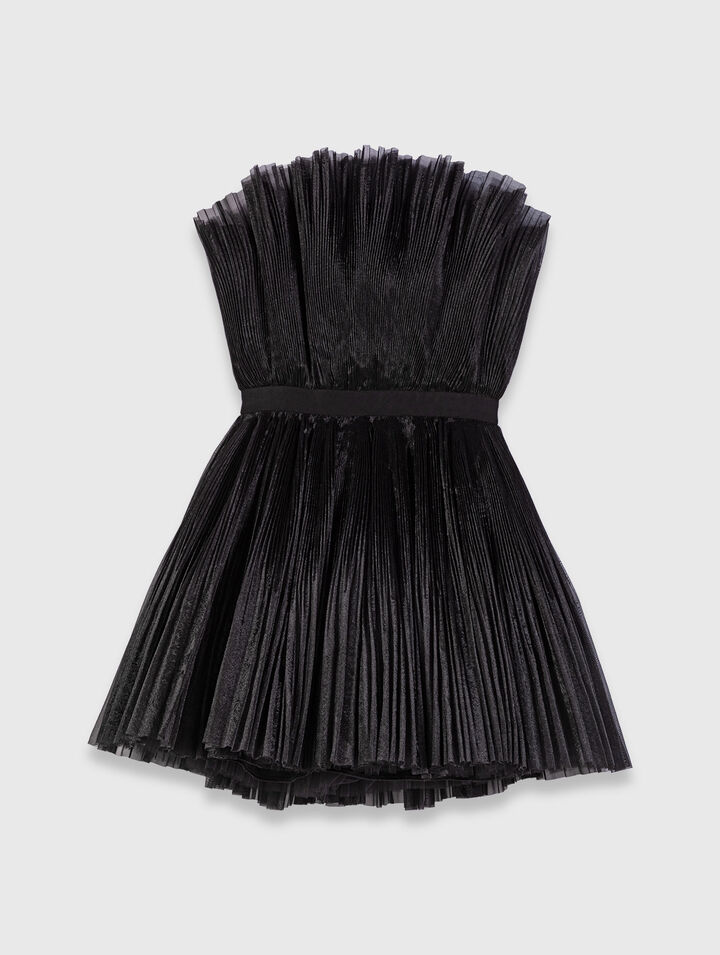 Bustierkleid aus Tüll und Organza