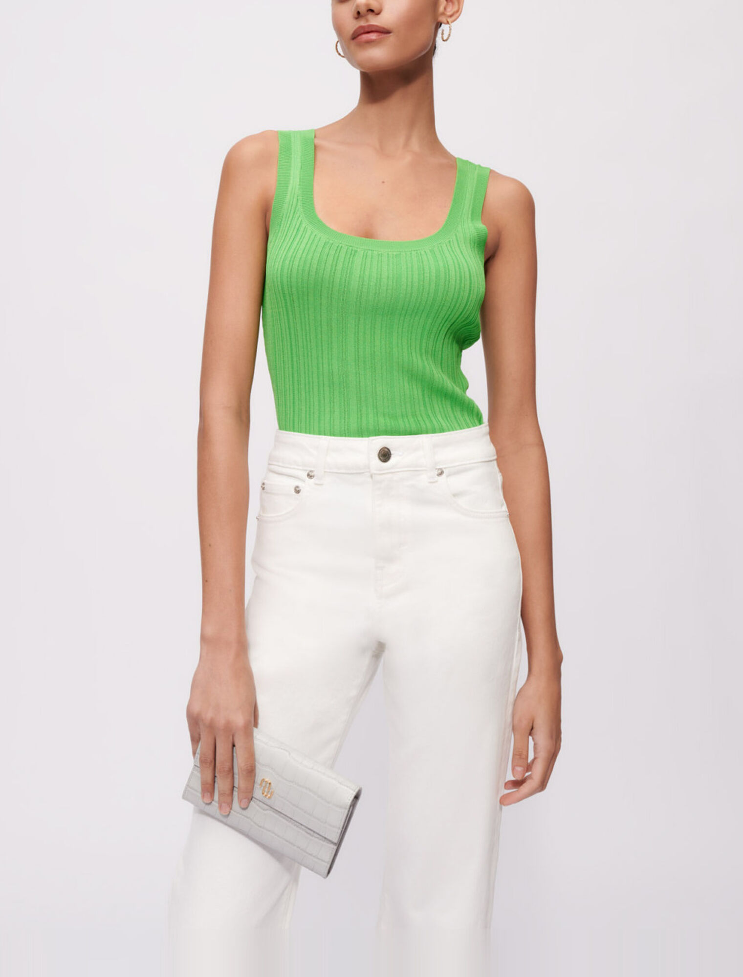 Tank Top aus gerippter Maschenware