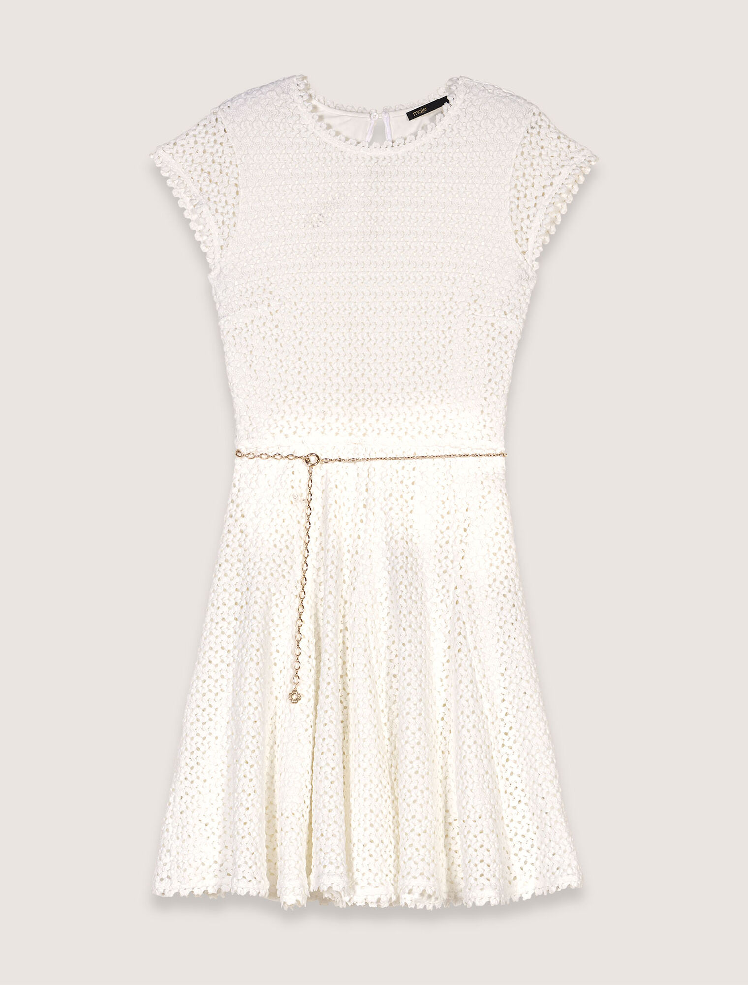 Kurzes gehäkeltes Kleid