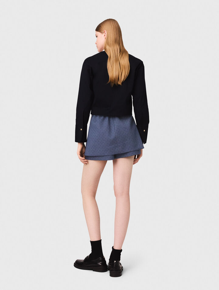 Shorts mit Strass