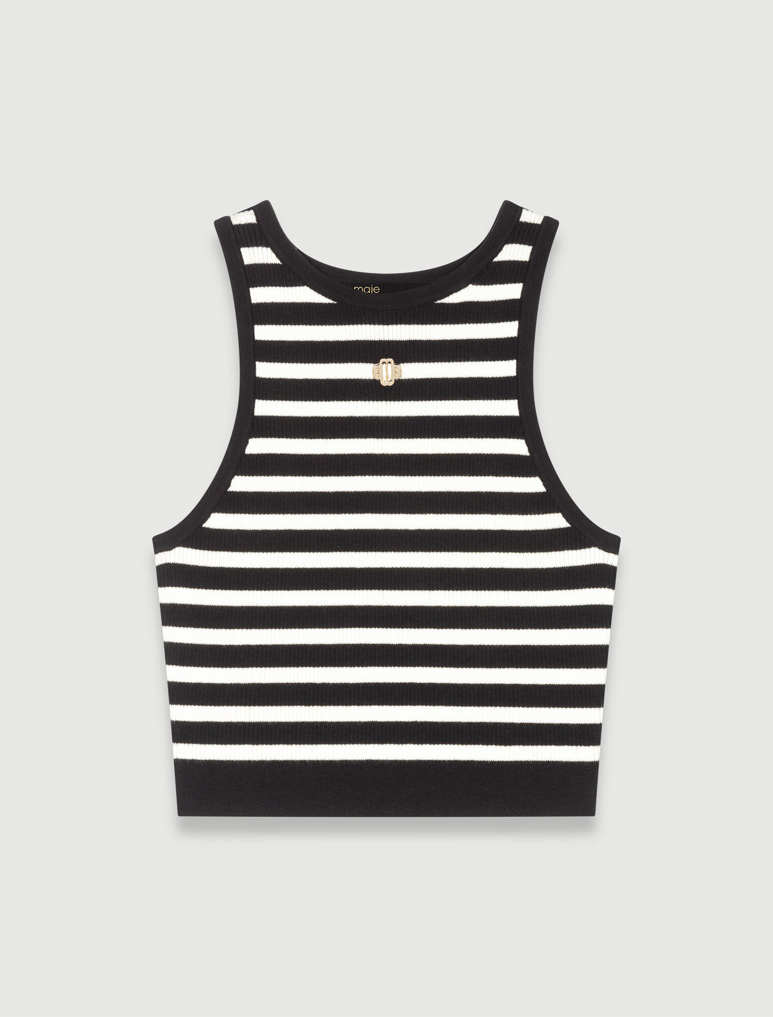 Kurzes gestreiftes Top
