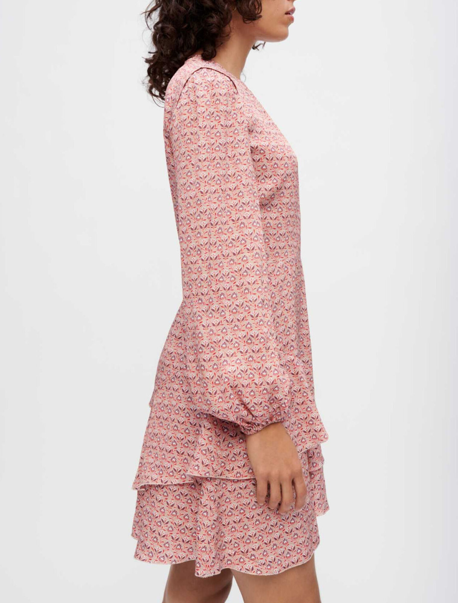 Bedrucktes Kleid aus Viskose