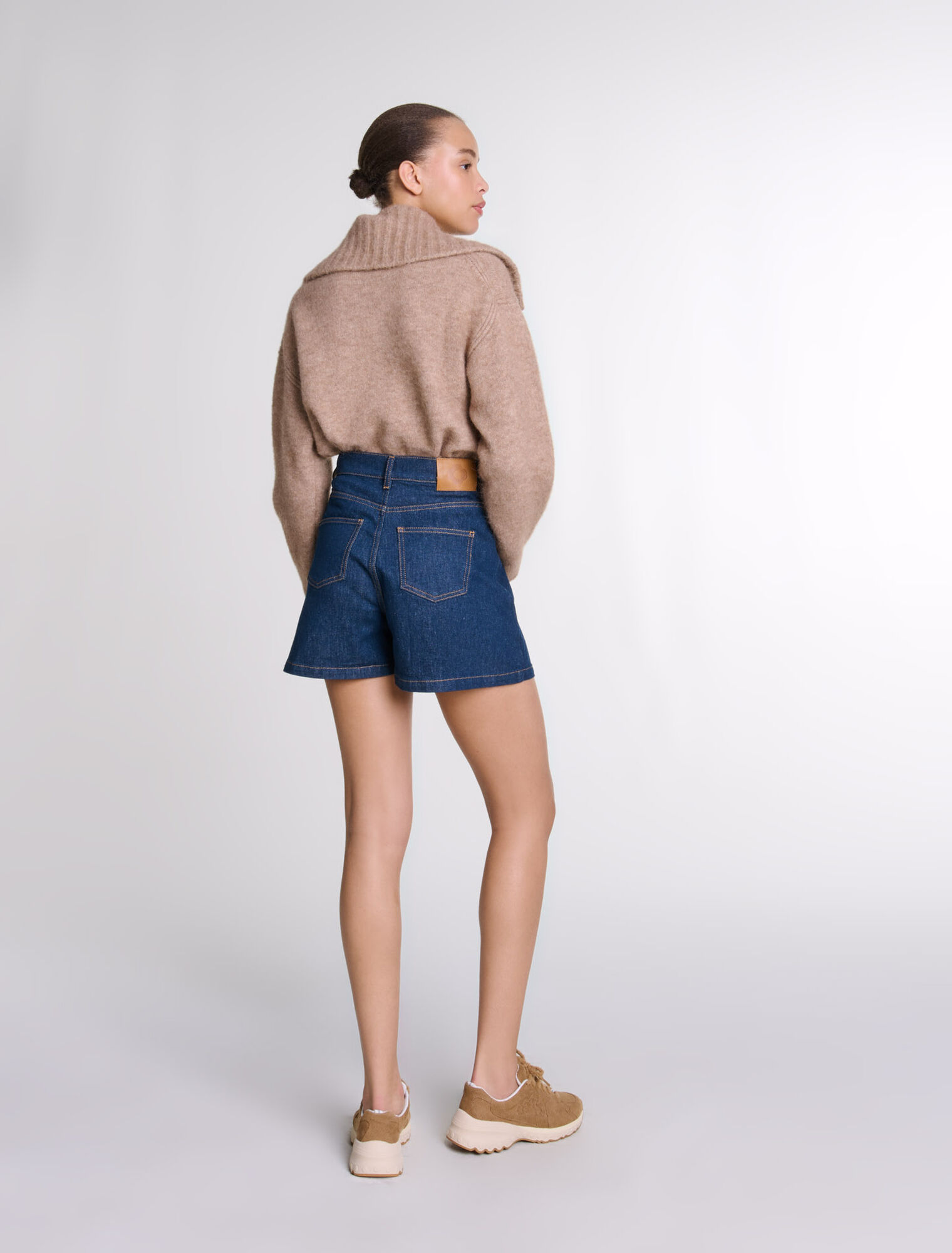 Trompe-l'Œil-Denimshorts