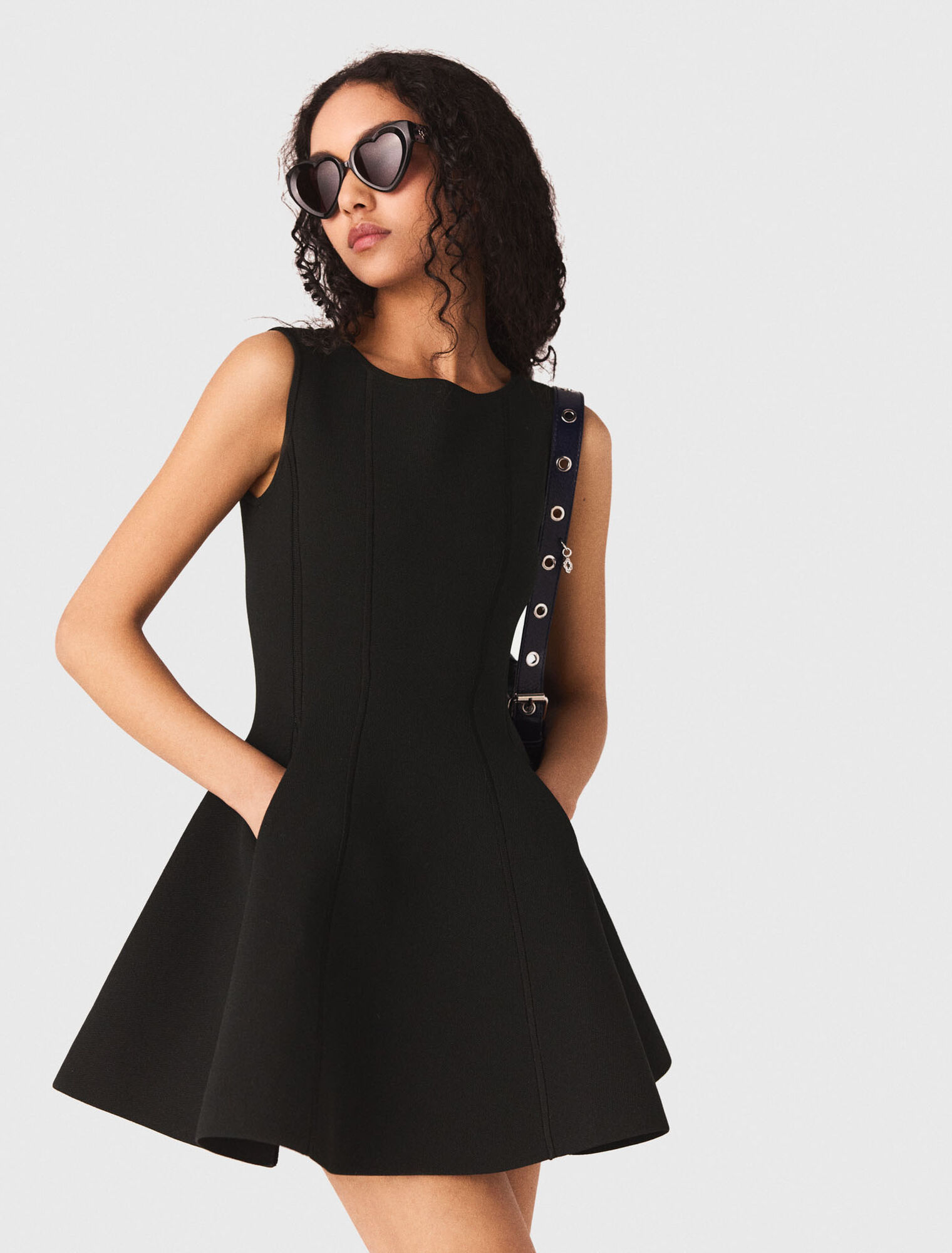 Skaterkleid mit Schmuckknoten