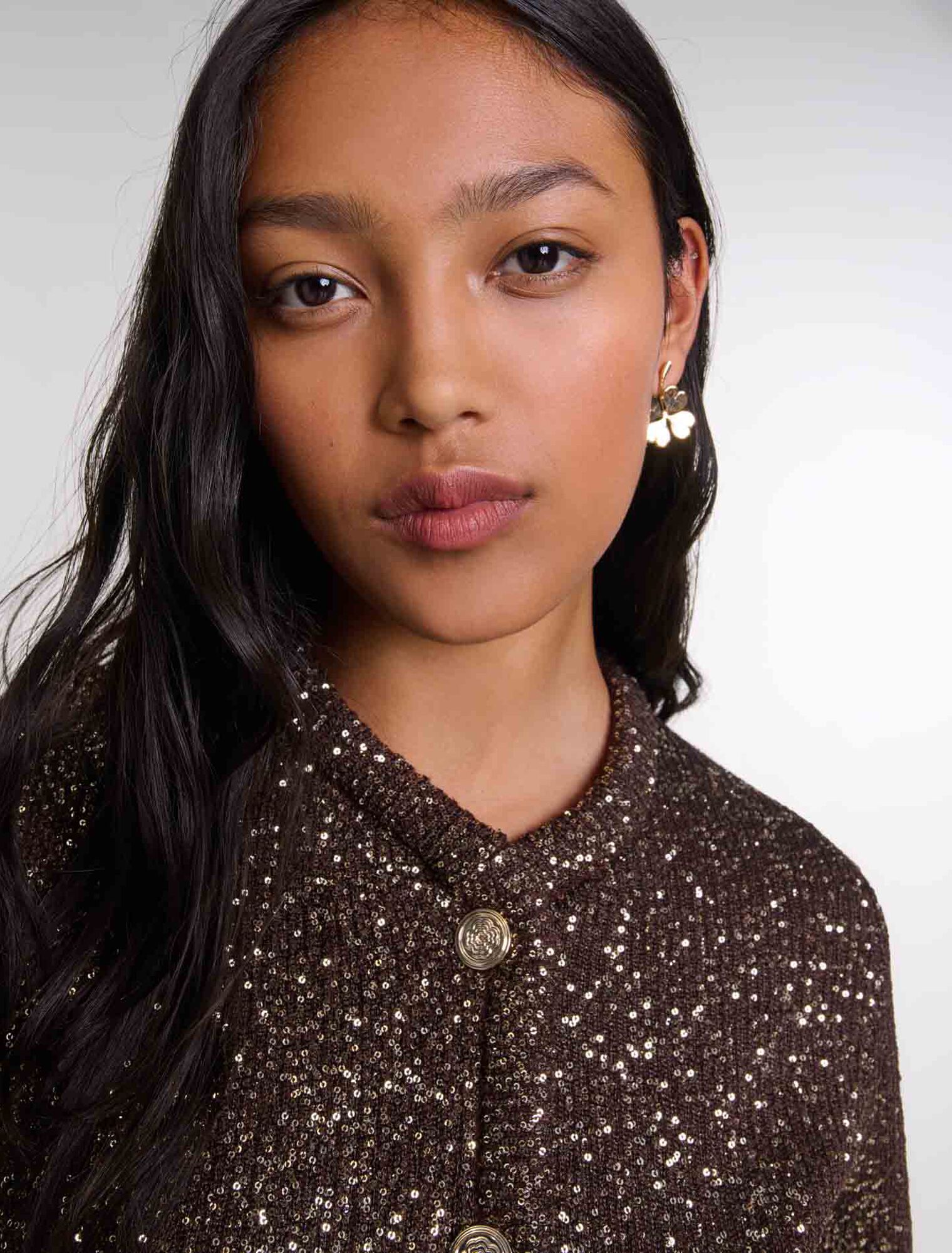 Cardigan mit Pailletten