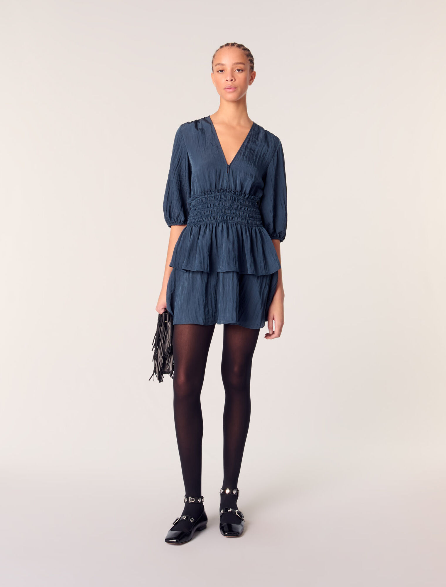 Kurzes Rüschenkleid