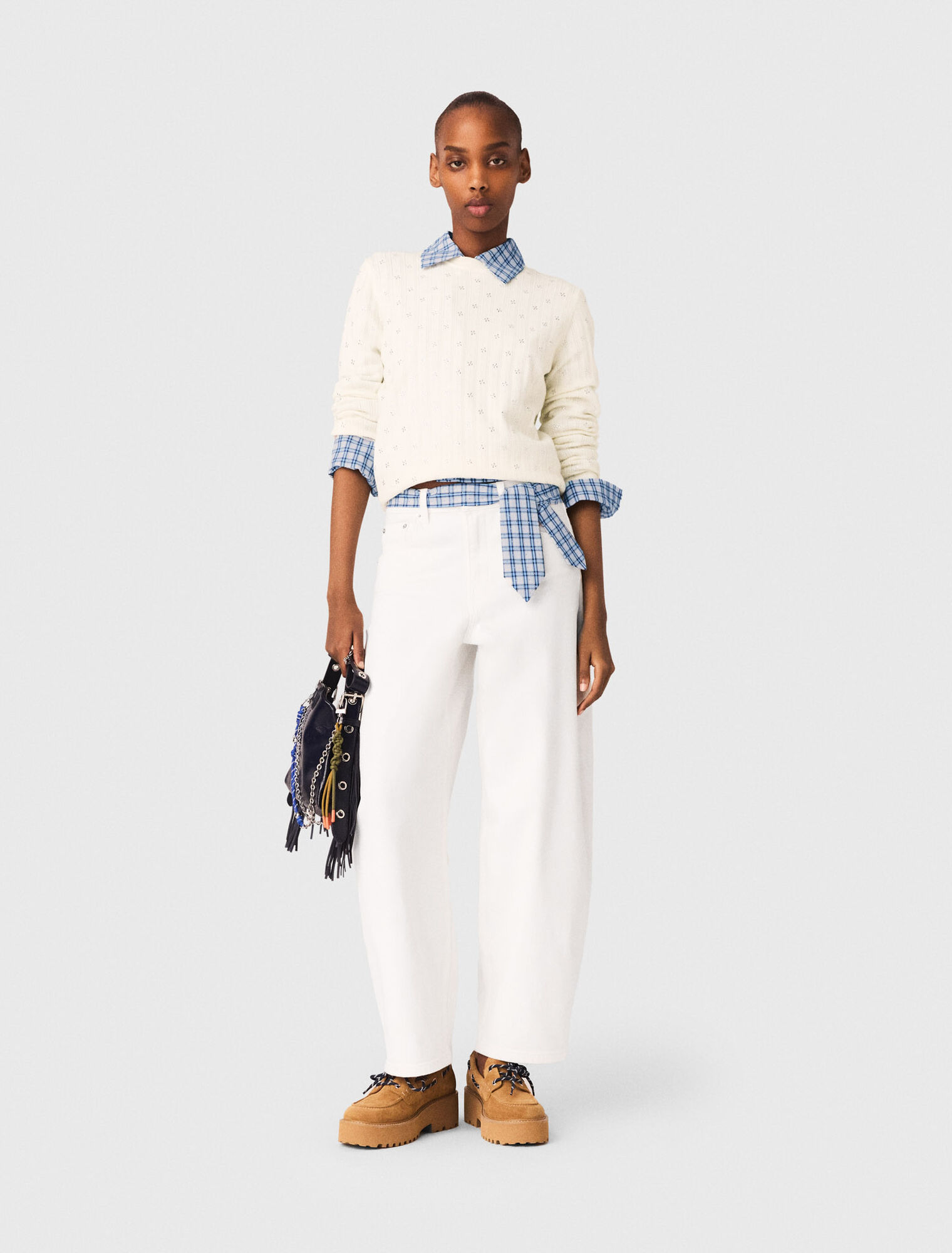 Cardigan mit Strassbesatz vorne