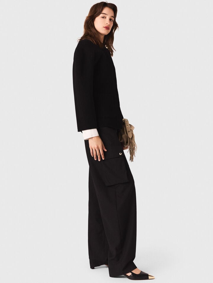 Slingback-Pumps aus Glattleder