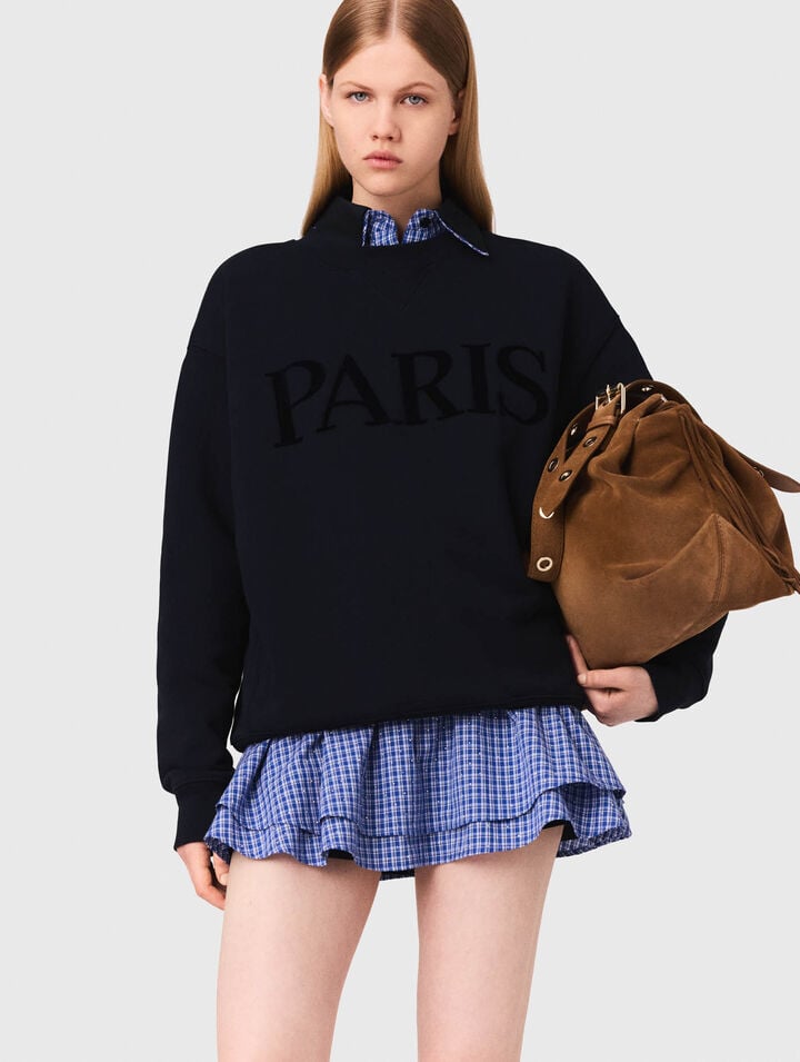 Sweatshirt mit Paris-Logo