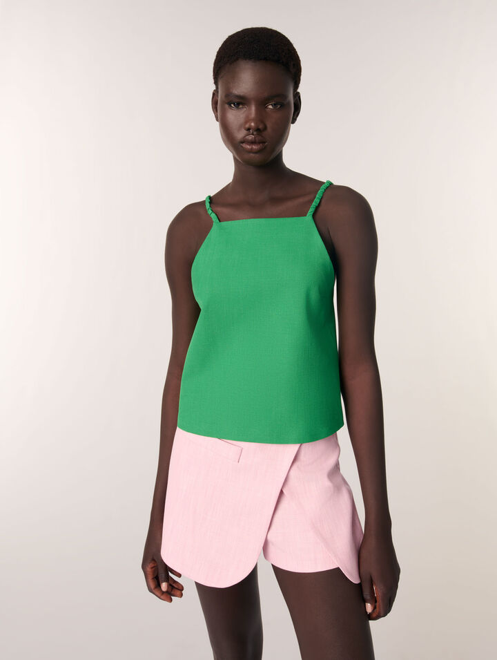 Elegante Wickel-Shorts