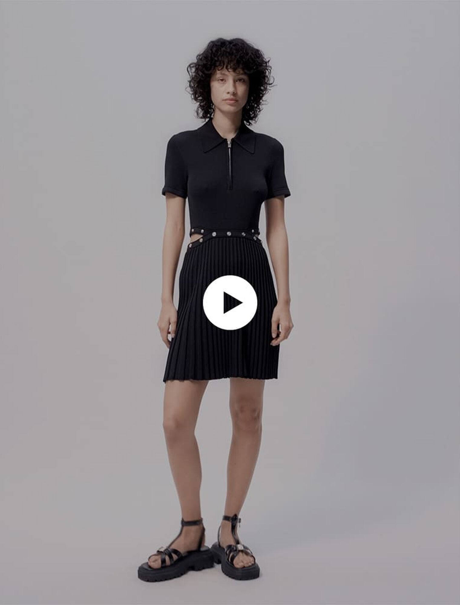 Kurzes Strickkleid