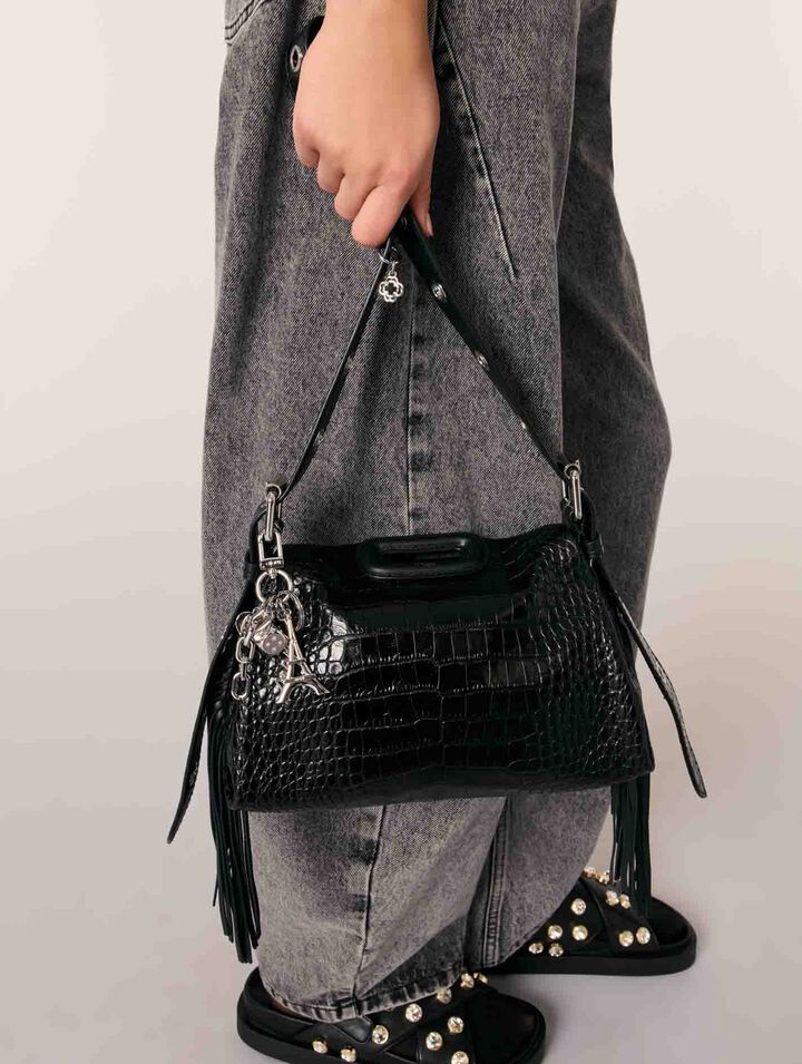 Tasche Miss M Mini, geprägtes Leder