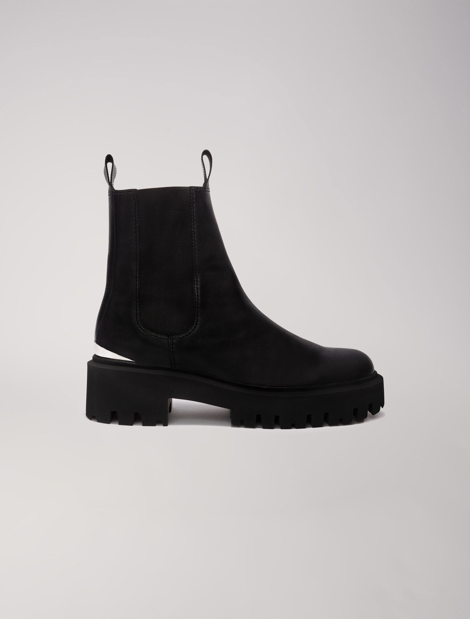Chelsea-Stiefeletten mit Plateau