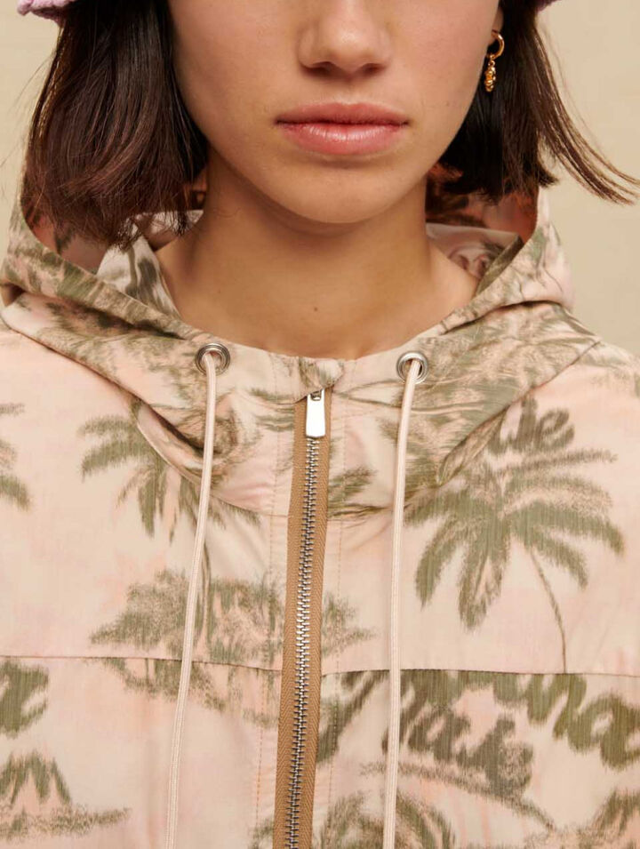 Jacke mit Palmenmuster