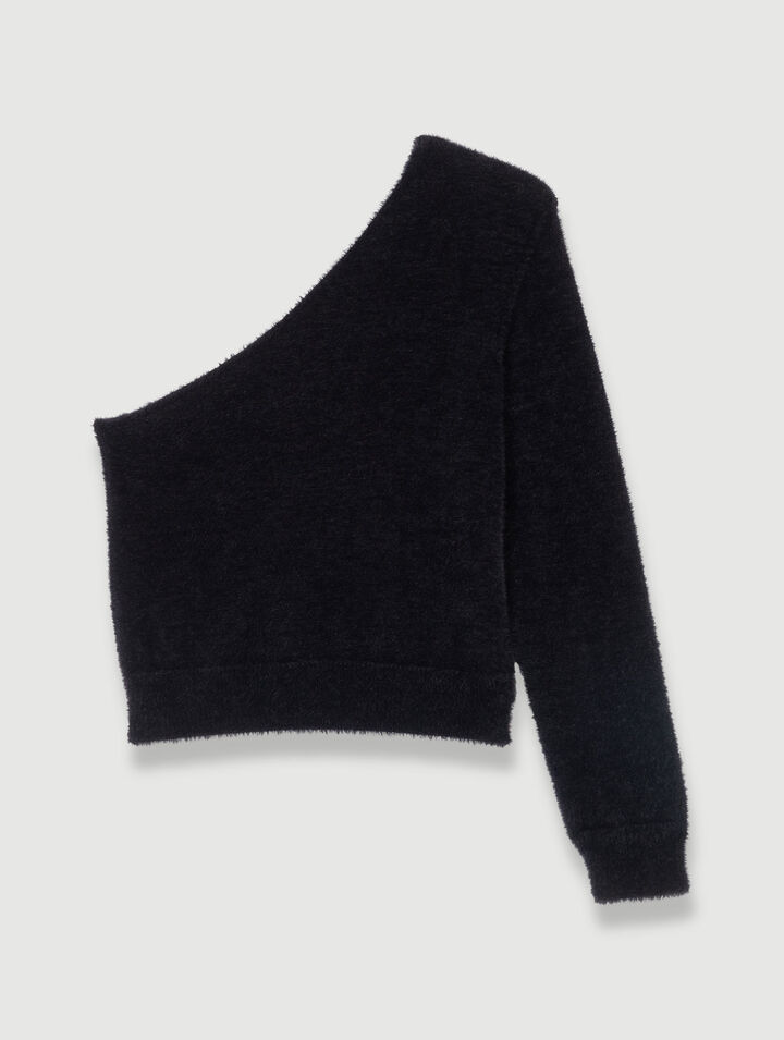 Asymmetrischer Pullover
