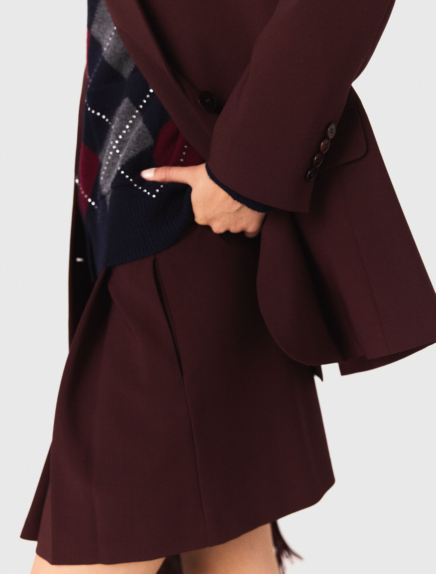 Kostümjacke mit Gürtel