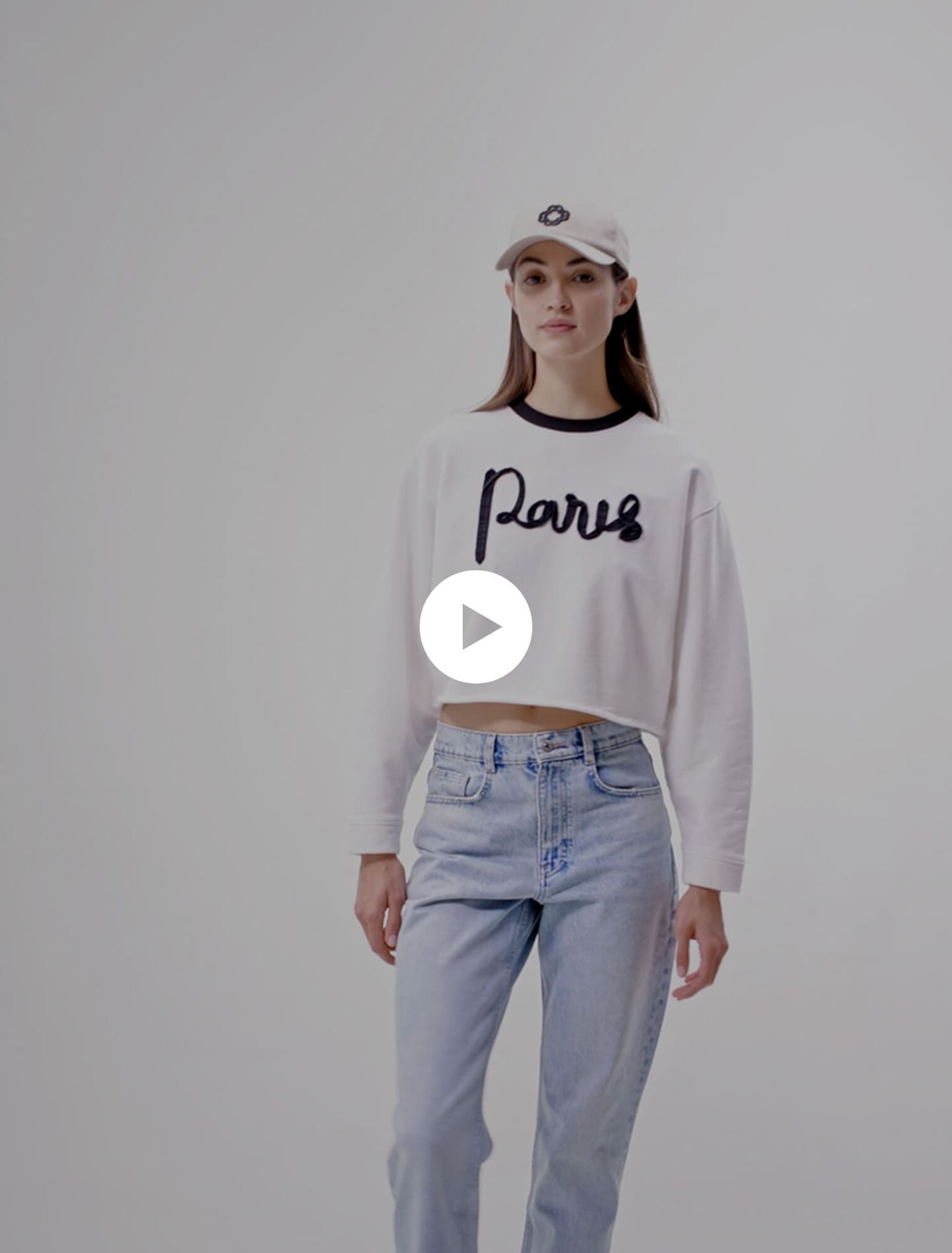 Kurzes Sweatshirt