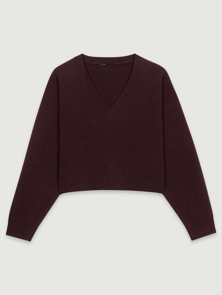 Pullover mit V-Ausschnitt