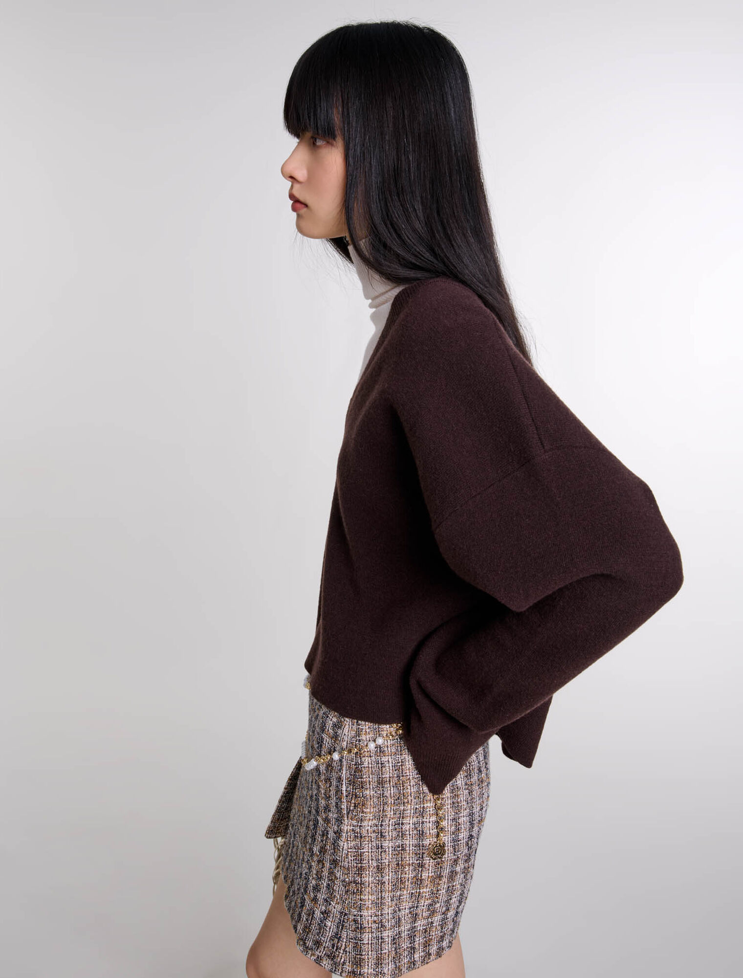 Pullover mit V-Ausschnitt