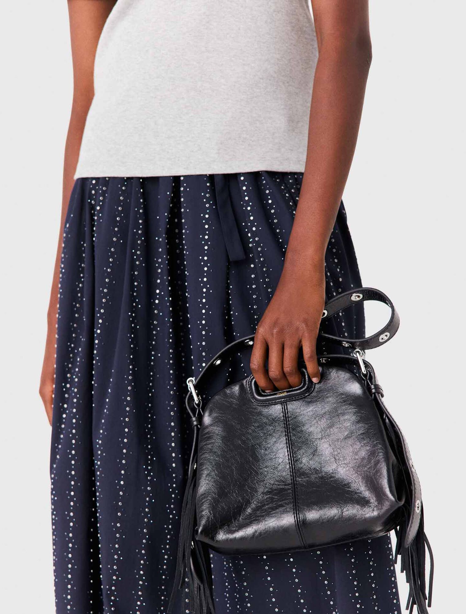 Miss M mini Tasche Craquel&eacute;leder