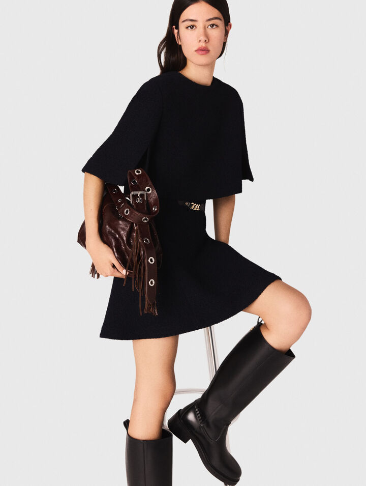 2-in-1-Kleid aus Tweed