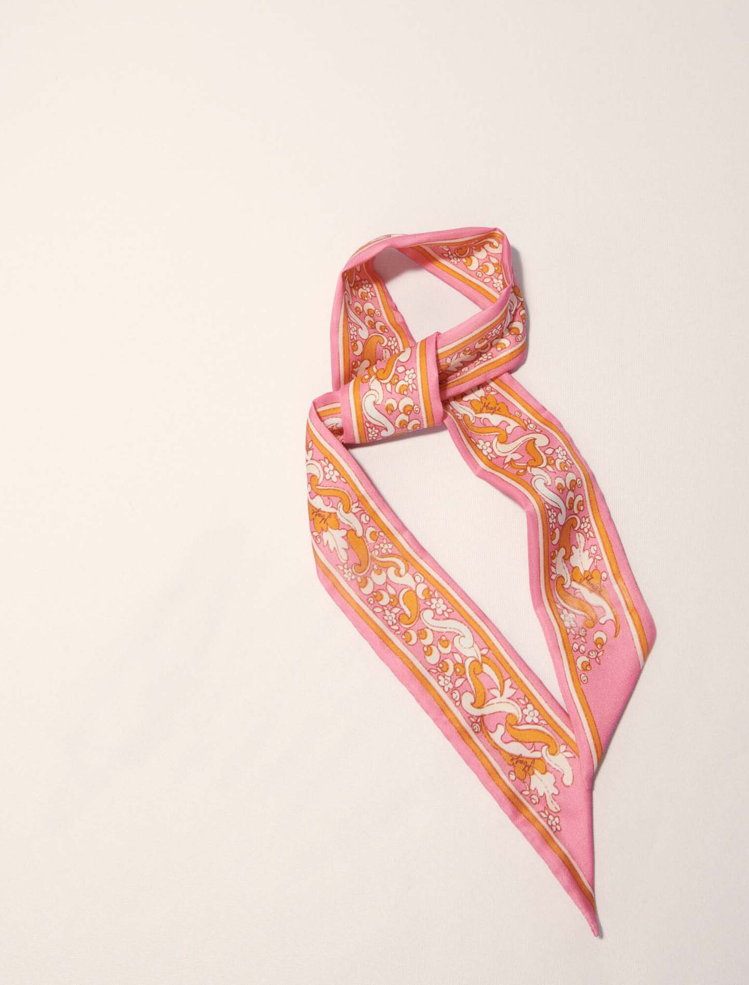 Tuch 90x5cm mit Blumenprint