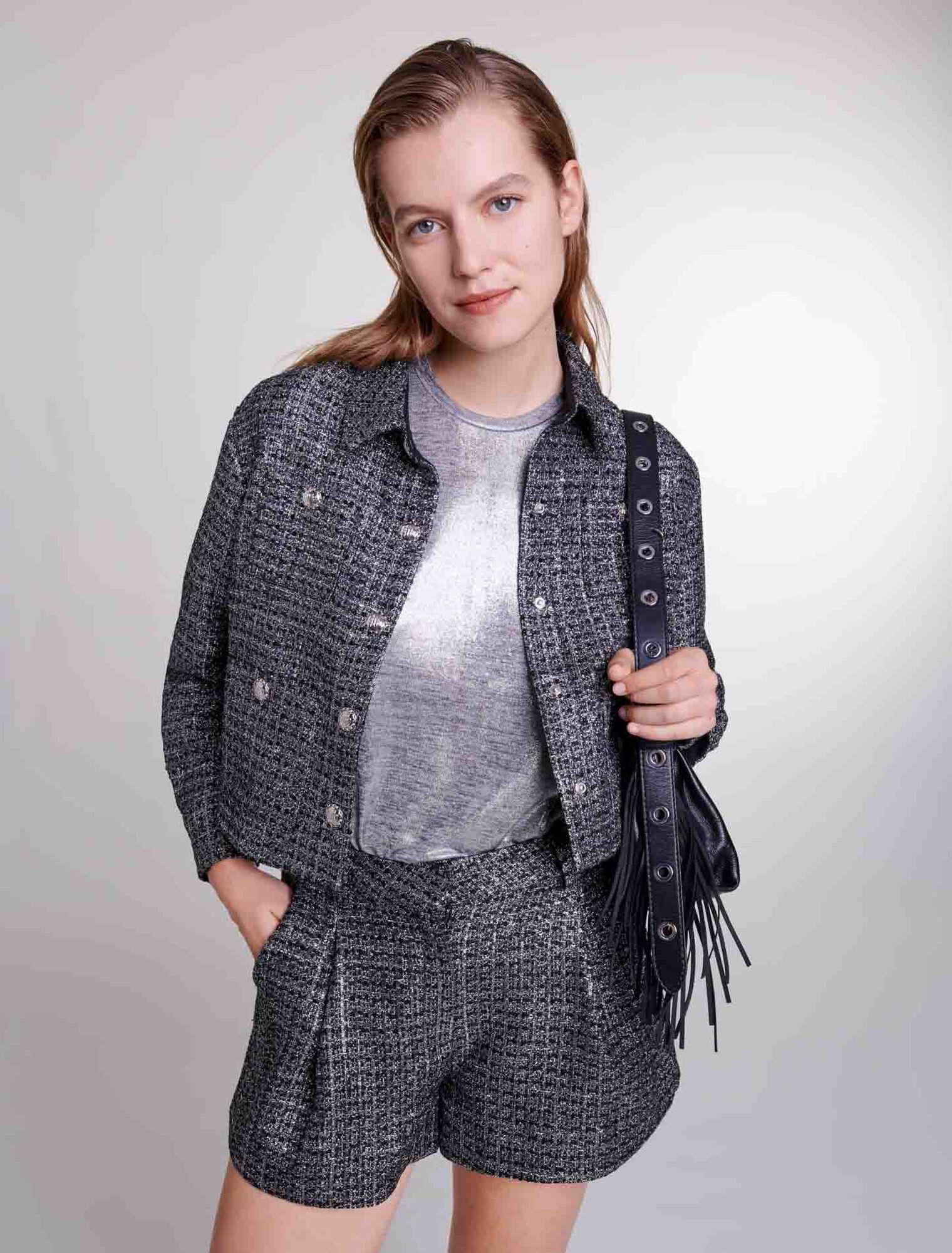 Tweed-Jacke