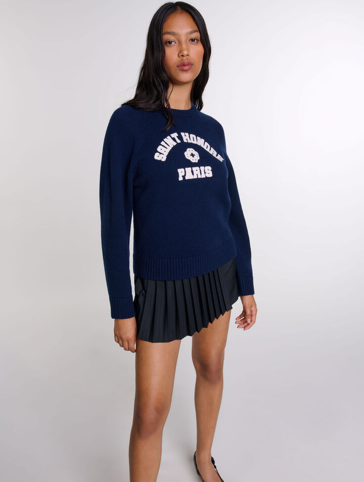 Pullover aus Wollgemisch