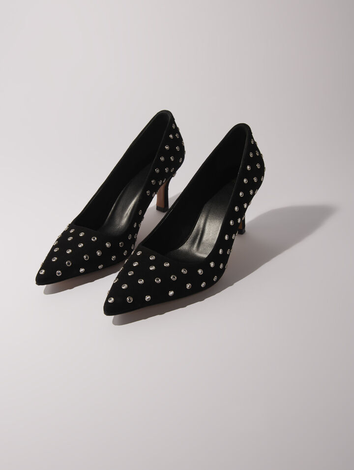Spitze Strass-Pumps