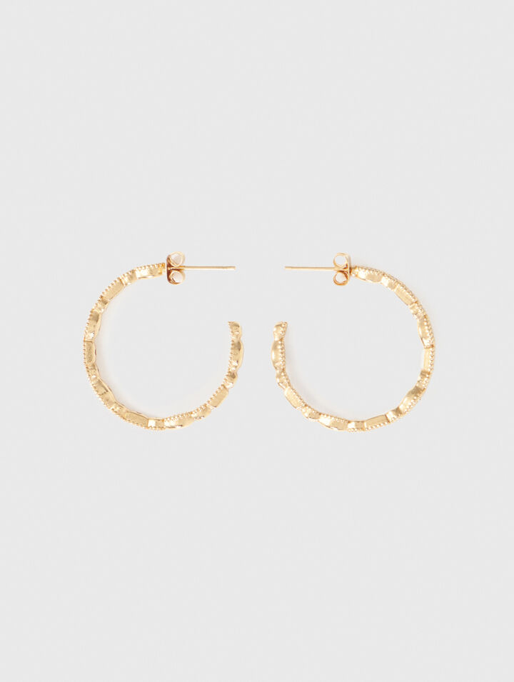 Creolen mit Strasssteinen