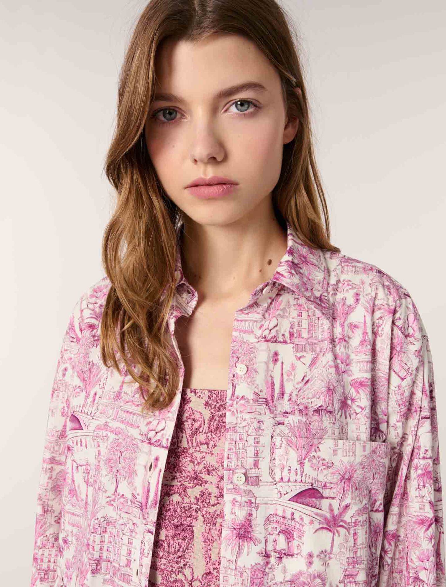 Bedrucktes Oversize-Hemd