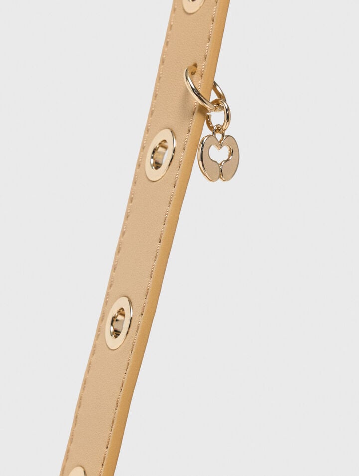 Mini M-Tasche mit Basteffekt