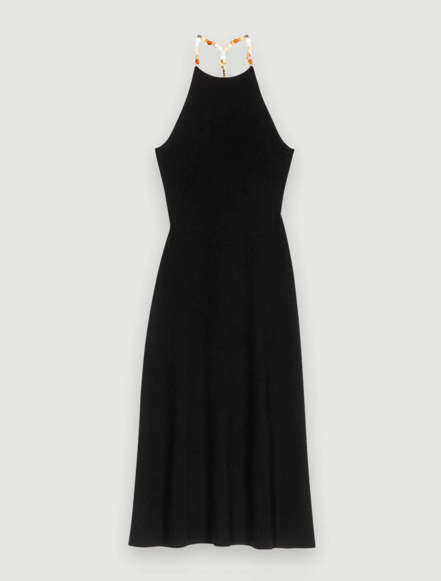 Langes Kleid mit Kettendetail