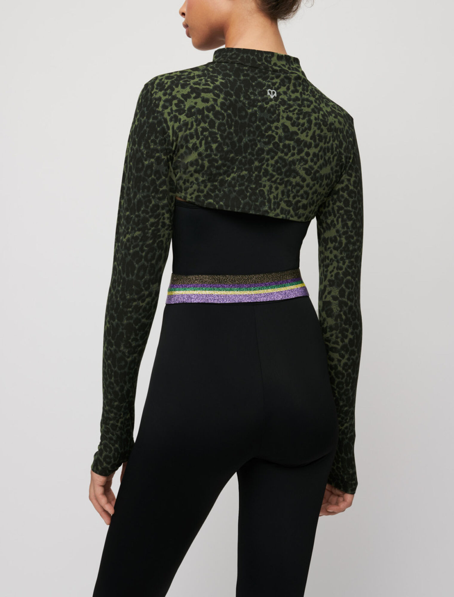 Bedrucktes Mini-Crop-Top