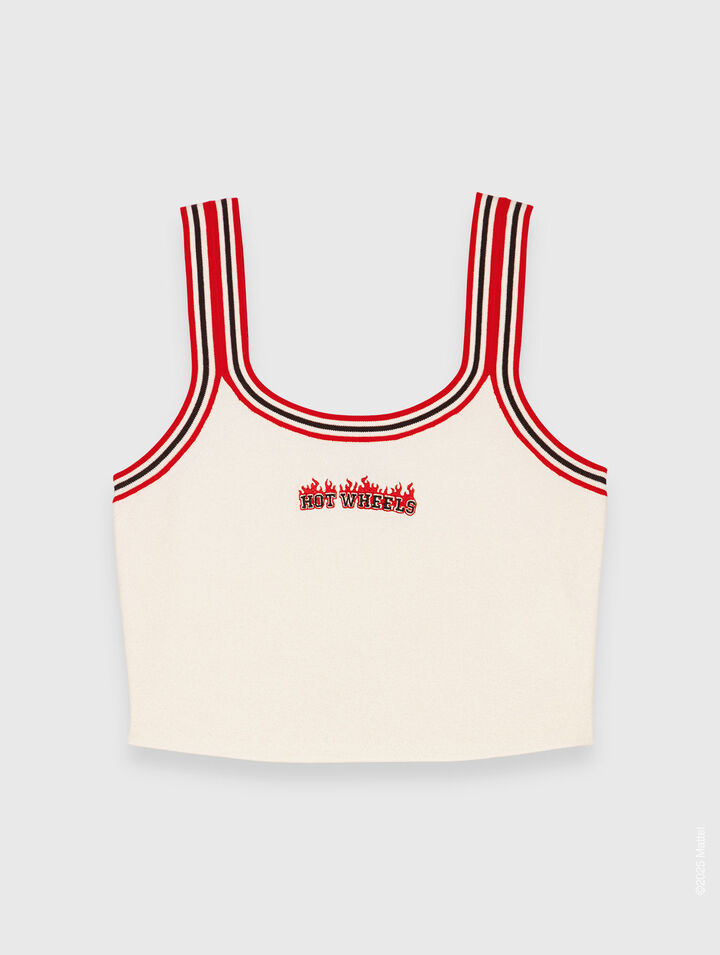 Kurzes Strick-Top