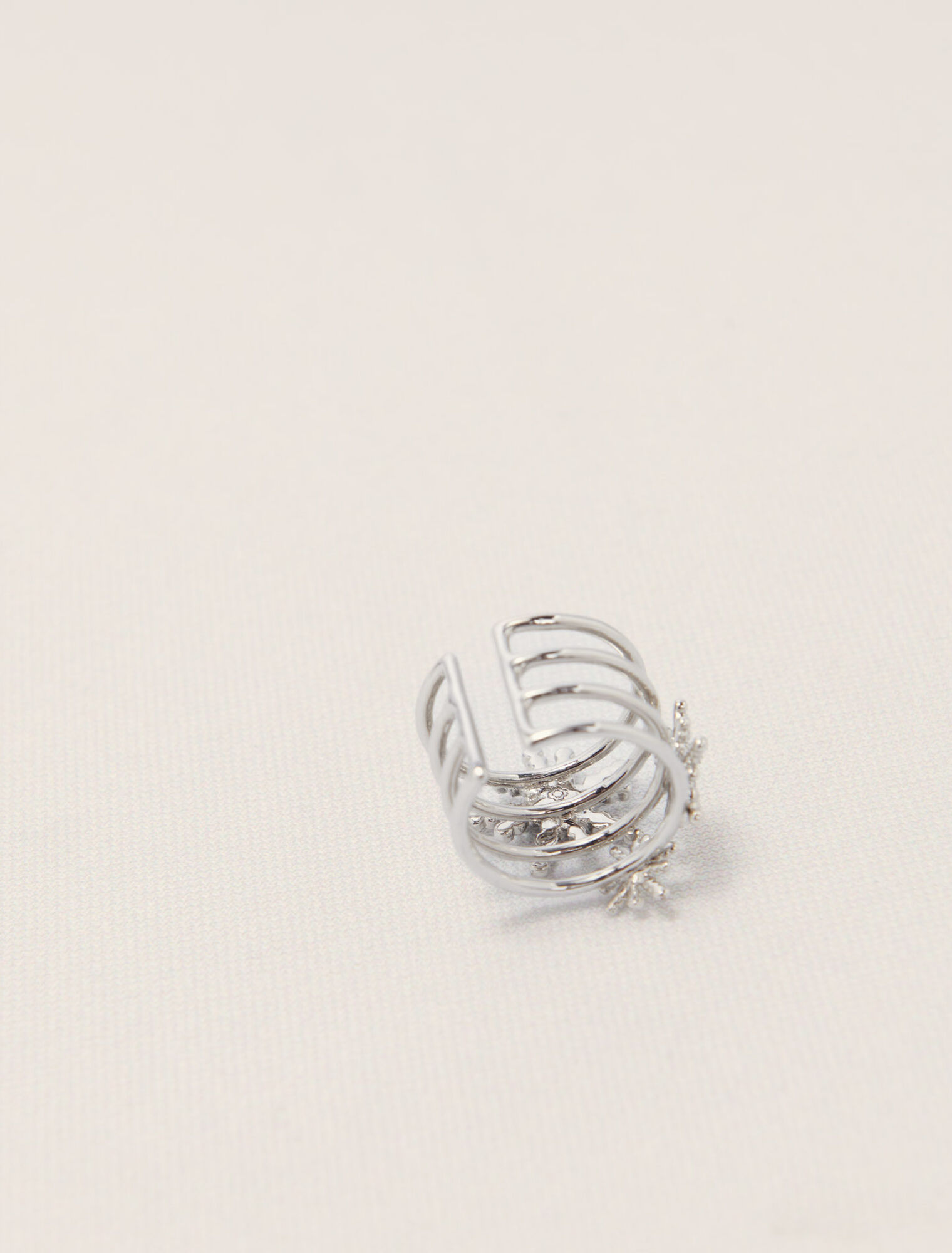 Fingerring mit Strass-Sternen