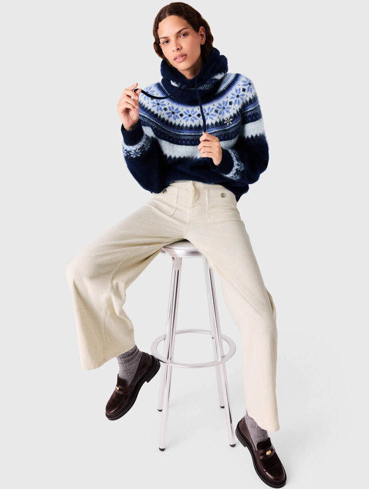 Weite Cordhose