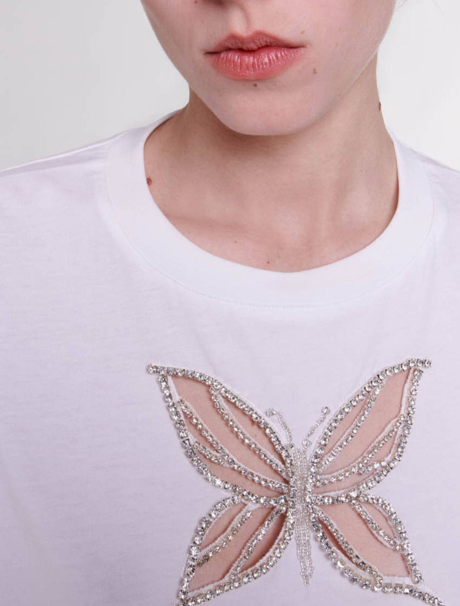 T-Shirt mit Strass