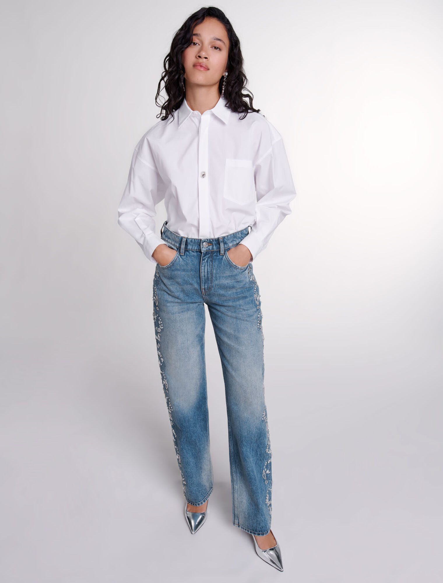 Bestickte Jeans 